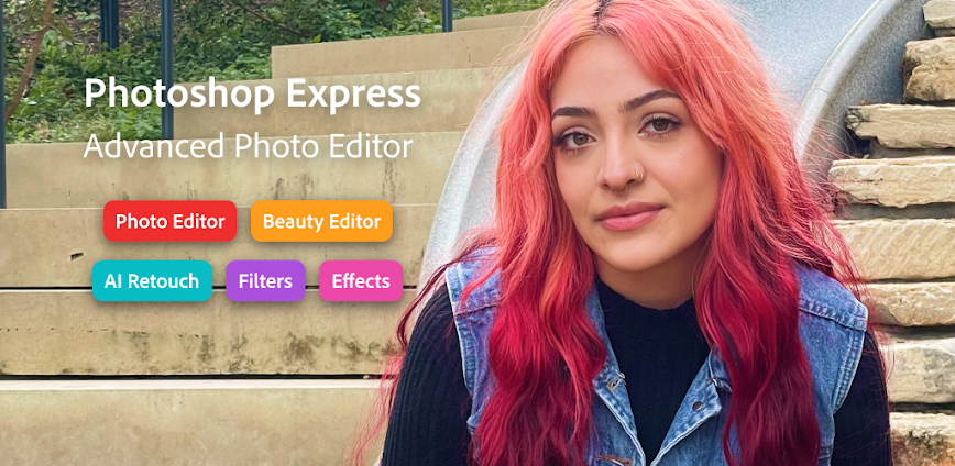 تحميل برنامج فوتوشوب Photoshop Express مهكر APK للاندرويد 2026